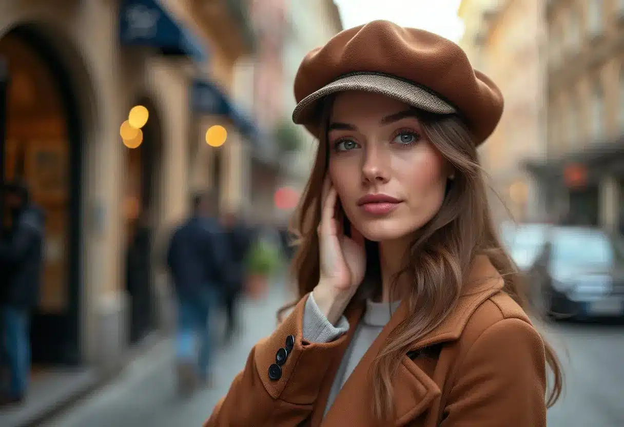 femme casquette